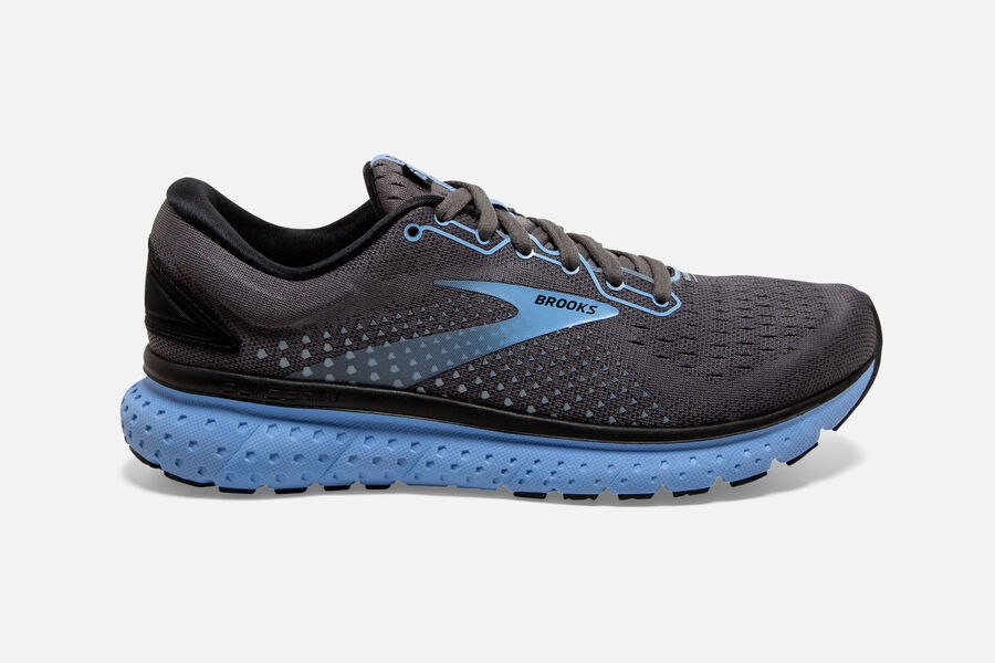 Brooks Running Shoes Womens Black/Blue - Glycerin 18 Road - 1650-BMYAT